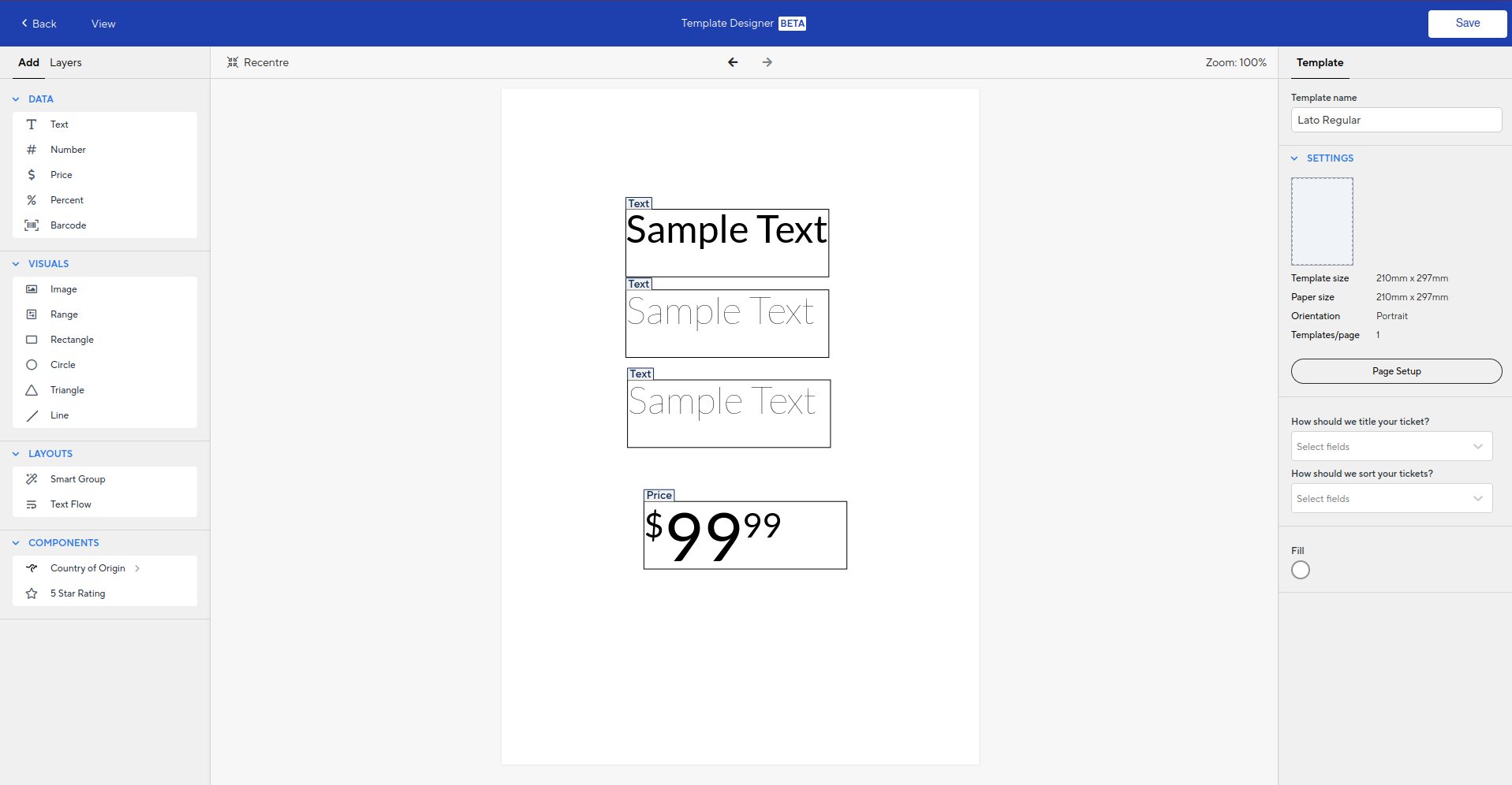 Template Designer