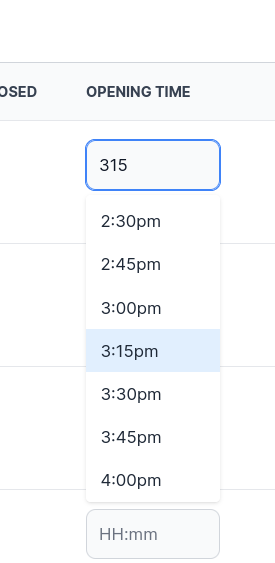Time Picker